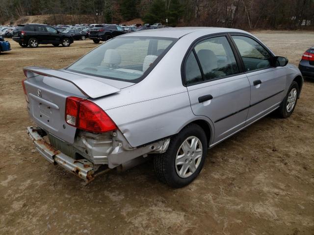 1HGES16345L029970 - 2005 HONDA CIVIC DX VP SILVER photo 3