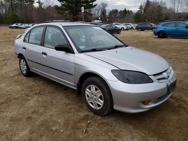 1HGES16345L029970 - 2005 HONDA CIVIC DX VP SILVER photo 4