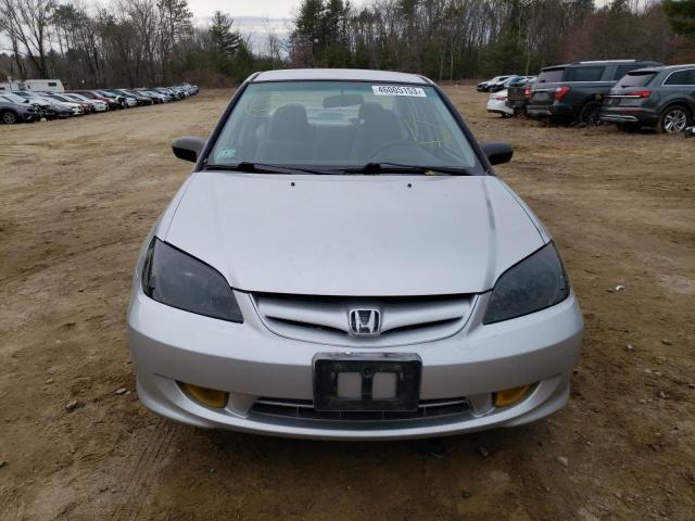 1HGES16345L029970 - 2005 HONDA CIVIC DX VP SILVER photo 5