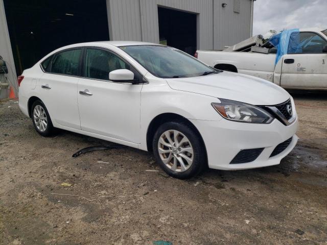 3N1AB7AP6KY318056 - 2019 NISSAN SENTRA S WHITE photo 4