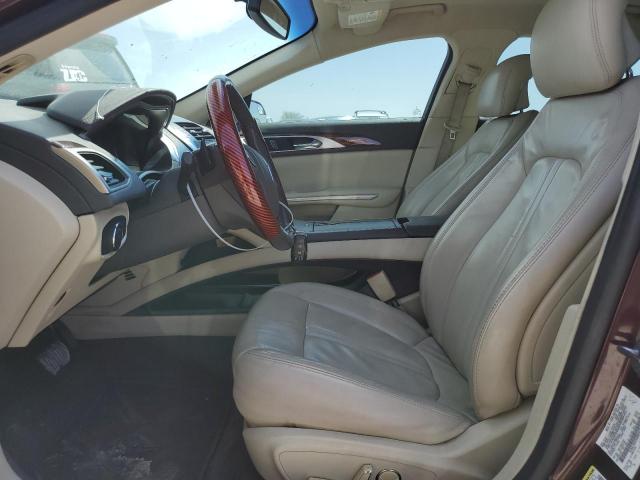 3LN6L2G92DR804478 - 2013 LINCOLN MKZ BURGUNDY photo 7