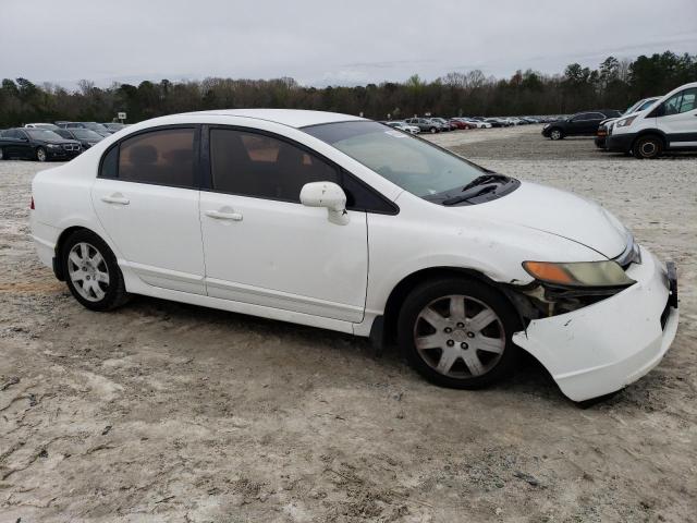 2HGFA16578H325835 - 2008 HONDA CIVIC LX WHITE photo 4