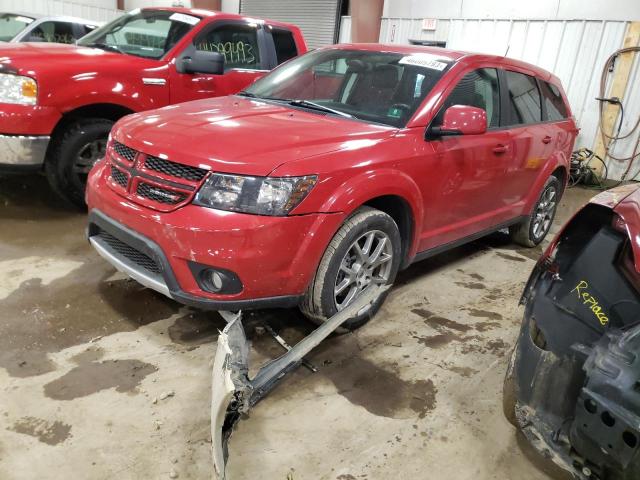 3C4PDDEG2KT837029 - 2019 DODGE JOURNEY GT RED photo 1