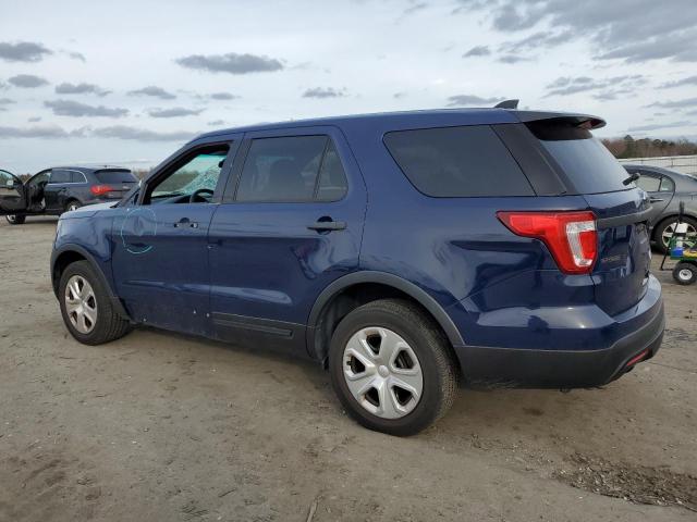 1FM5K8AR3GGB54016 - 2016 FORD EXPLORER POLICE INTERCEPTOR BLUE photo 2