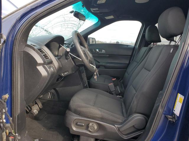1FM5K8AR3GGB54016 - 2016 FORD EXPLORER POLICE INTERCEPTOR BLUE photo 7