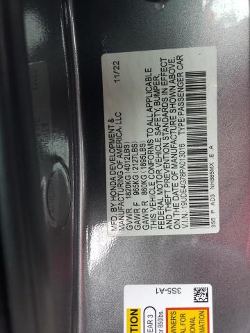 19UDE4G78PA013016 - 2023 ACURA INTEGRA A-SPEC TECH GRAY photo 12