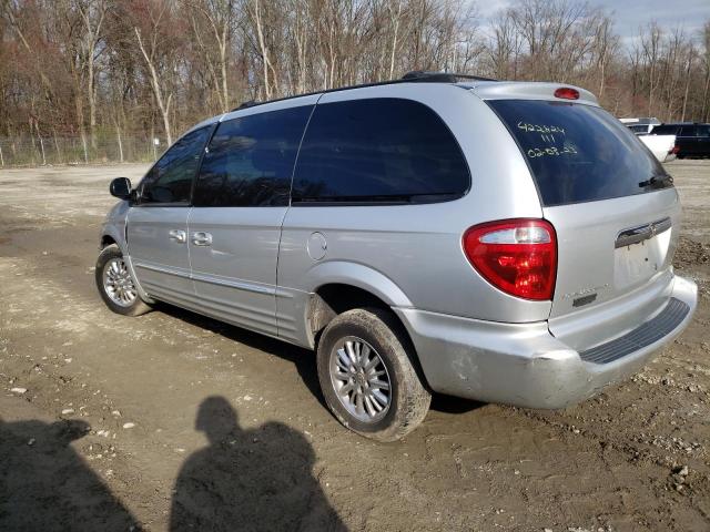 2C8GP54LX1R312893 - 2001 CHRYSLER TOWN & COU LXI GRAY photo 2