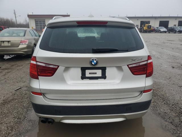 5UXWX9C58D0D01916 - 2013 BMW X3 XDRIVE28I SILVER photo 6