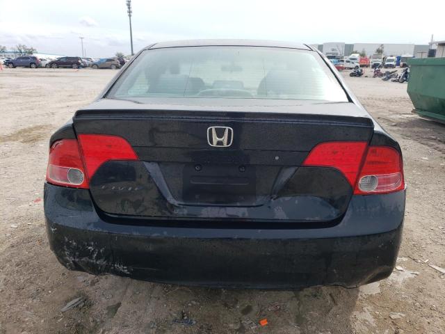 2HGFA16408H103144 - 2008 HONDA CIVIC DX-G BLACK photo 6