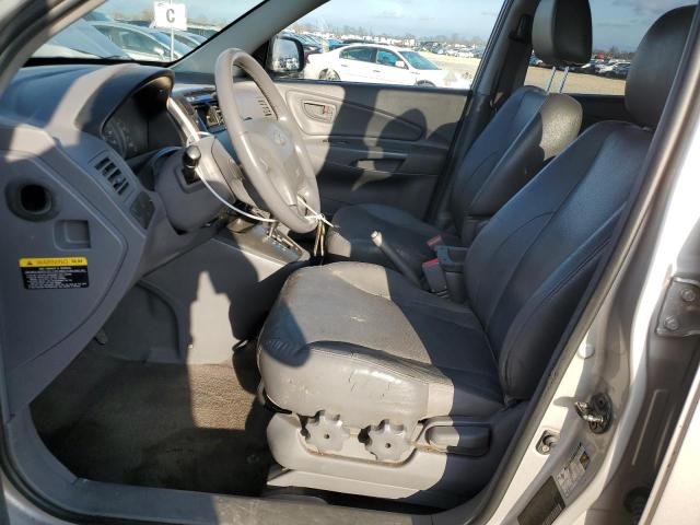 KM8JN12D05U083811 - 2005 HYUNDAI TUCSON GLS SILVER photo 7