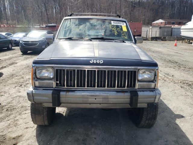 1J4FJ58S7NL214879 - 1992 JEEP CHEROKEE LAREDO BLUE photo 5