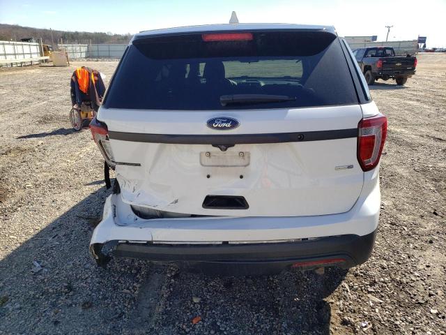 1FM5K8AR3HGD67159 - 2017 FORD EXPLORER POLICE INTERCEPTOR Սպիտակ լուսանկար 6