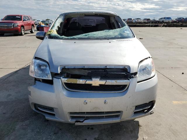 KL1TD56687B053366 - 2007 CHEVROLET AVEO BASE SILVER photo 5