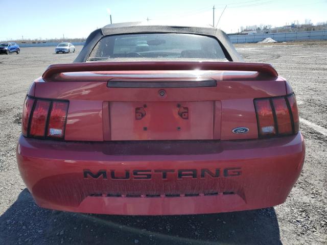 1FAFP4449YF213196 - 2000 FORD MUSTANG RED photo 6