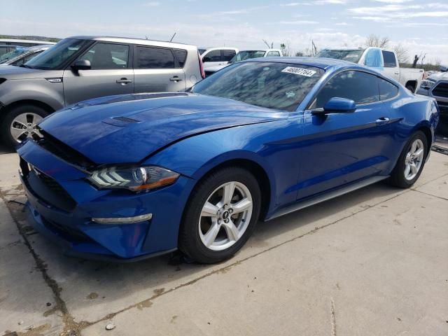 1FA6P8TH8J5184684 - 2018 FORD MUSTANG BLUE photo 1