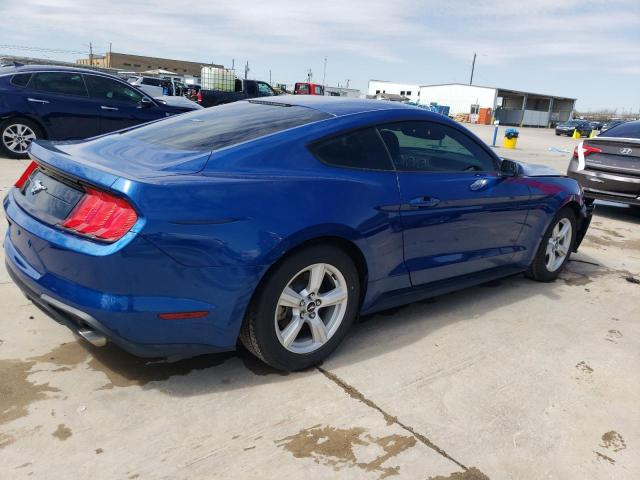 1FA6P8TH8J5184684 - 2018 FORD MUSTANG BLUE photo 3
