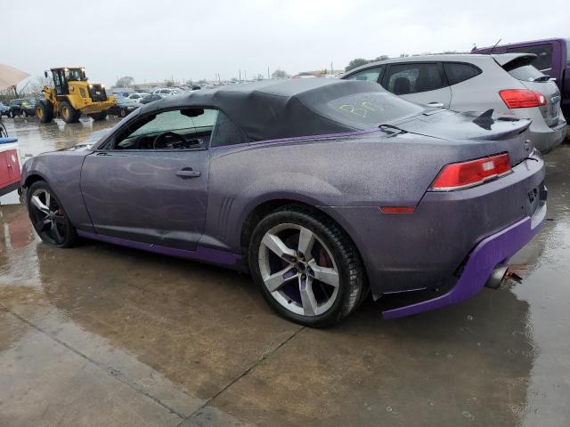 2G1FD3D38F9286787 - 2015 CHEVROLET CAMARO LT PURPLE photo 2