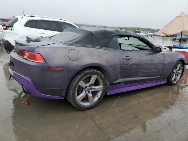 2G1FD3D38F9286787 - 2015 CHEVROLET CAMARO LT PURPLE photo 3