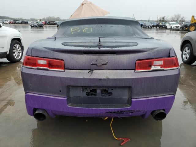 2G1FD3D38F9286787 - 2015 CHEVROLET CAMARO LT PURPLE photo 6