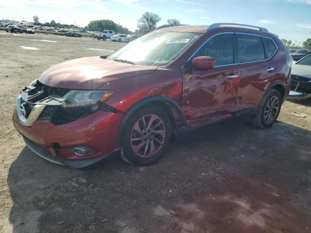5N1AT2MT1GC744819 - 2016 NISSAN ROGUE S RED photo 1