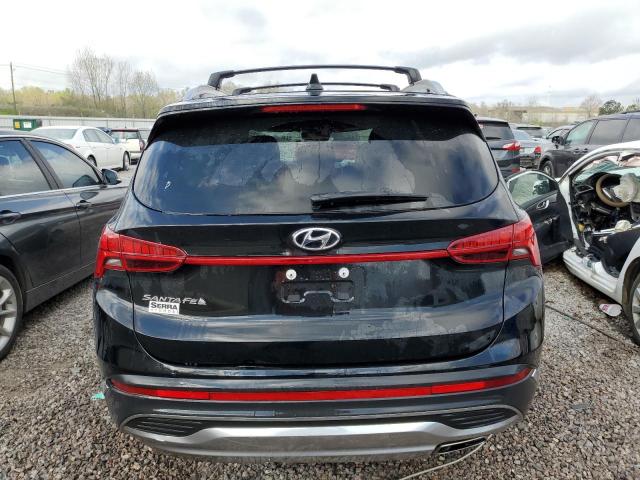 5NMS34AJ3NH440347 - 2022 HYUNDAI SANTA FE SEL BLACK photo 6
