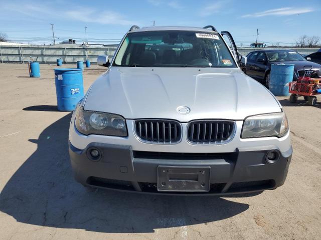 WBXPA934X5WD15980 - 2005 BMW X3 3.0I SILVER photo 5