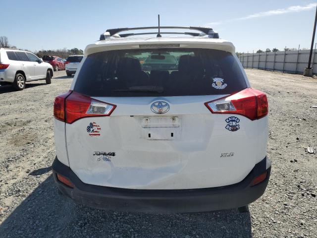 JTMWFREV6D5013216 - 2013 TOYOTA RAV4 XLE WHITE photo 6