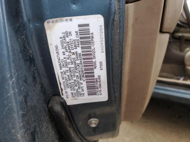 4T1BG28K51U844286 - 2001 TOYOTA CAMRY CE GREEN photo 12