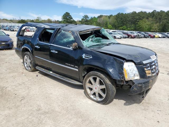 1GYS3HEF3ER143761 - 2014 CADILLAC ESCALADE ESV LUXURY BLACK photo 4