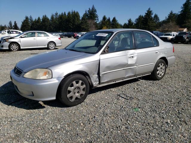 2HGEJ6618YH599017 - 2000 HONDA CIVIC BASE 银色 照片 1