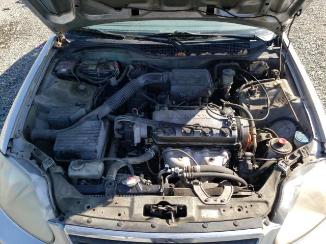 2HGEJ6618YH599017 - 2000 HONDA CIVIC BASE SILVER photo 11