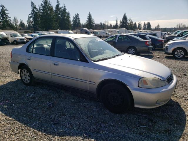 2HGEJ6618YH599017 - 2000 HONDA CIVIC BASE 银色 照片 4