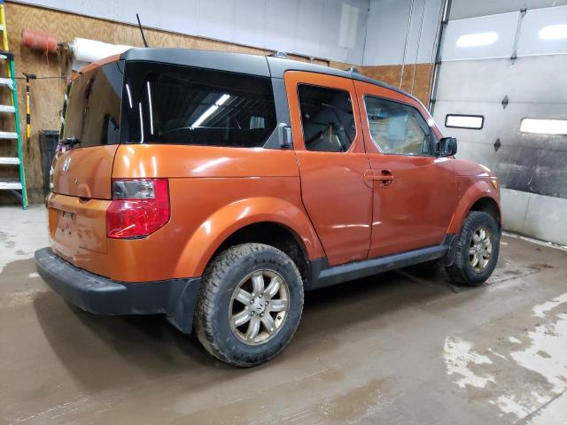 5J6YH287X8L014906 - 2008 HONDA ELEMENT EX ORANGE photo 3