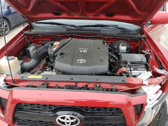 3TMJU4GN8BM114992 - 2011 TOYOTA TACOMA DOUBLE CAB PRERUNNER RED photo 11
