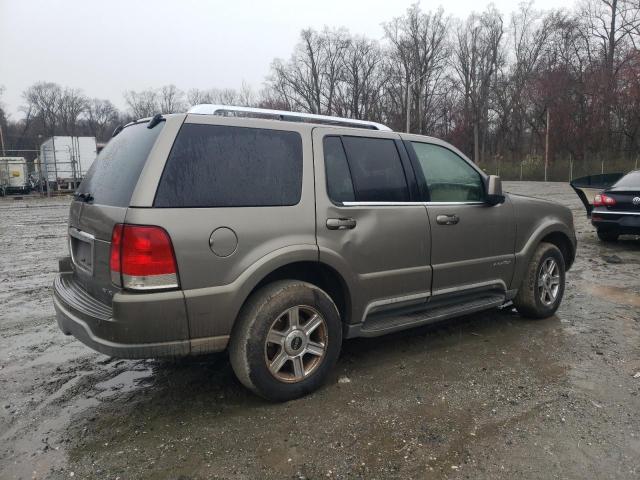 5LMEU88H44ZJ15813 - 2004 LINCOLN AVIATOR 金色 照片 3