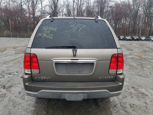 5LMEU88H44ZJ15813 - 2004 LINCOLN AVIATOR 金色 照片 6