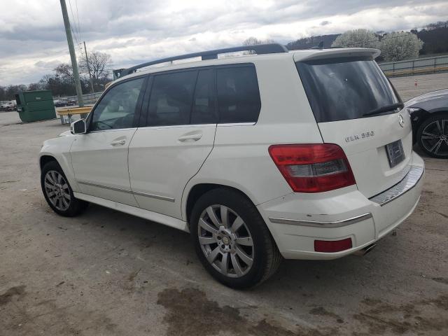 WDCGG8HB5BF682947 - 2011 MERCEDES-BENZ GLK 350 4MATIC WHITE photo 2