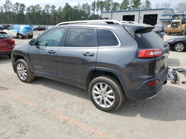 1C4PJMDS6GW227148 - 2016 JEEP CHEROKEE LIMITED GRAY photo 2