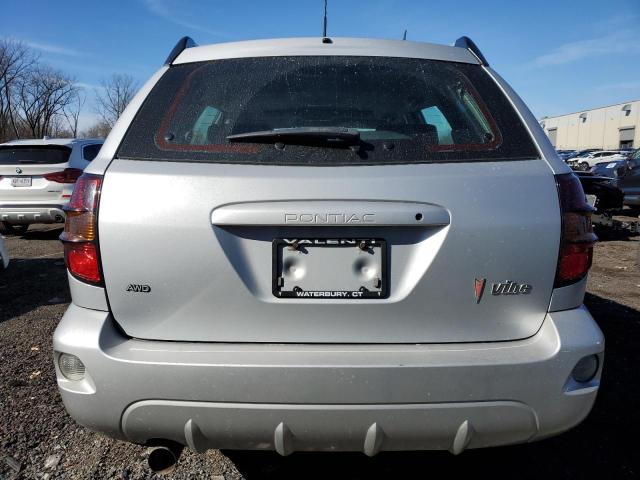 5Y2SM63865Z408068 - 2005 PONTIAC VIBE SILVER photo 6