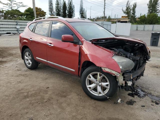 JN8AS5MT4BW157292 - 2011 NISSAN ROGUE S RED photo 4