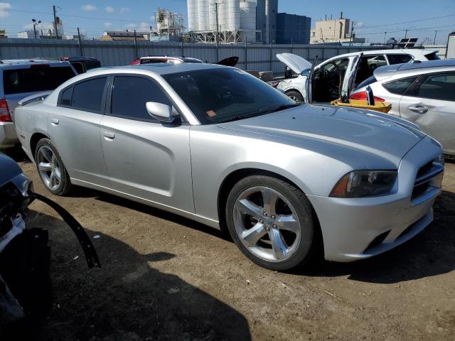 2C3CDXCT9CH106922 - 2012 DODGE CHARGER R/T SILVER photo 4