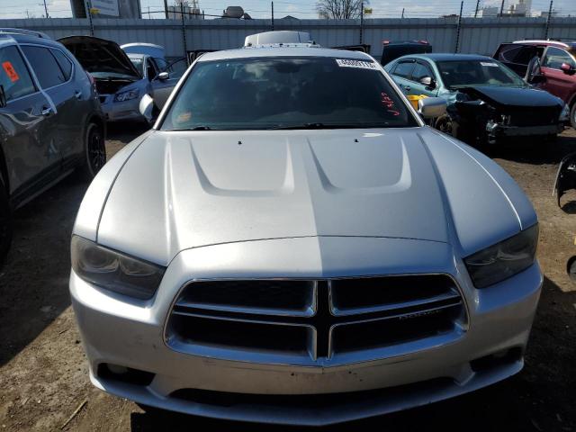 2C3CDXCT9CH106922 - 2012 DODGE CHARGER R/T SILVER photo 5