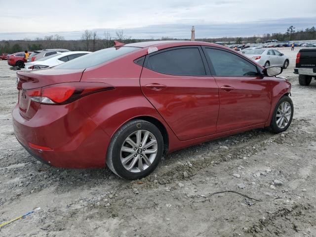 5NPDH4AE4FH632877 - 2015 HYUNDAI ELANTRA SE RED photo 3