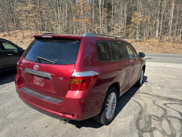 JTEDS43A482045106 - 2008 TOYOTA HIGHLANDER SPORT BURGUNDY photo 4