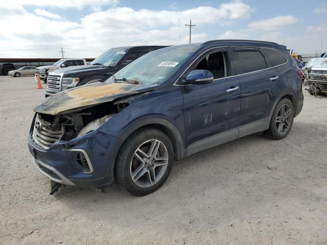 KM8SR4HF4HU241669 - 2017 HYUNDAI SANTA FE SE ULTIMATE BLUE photo 1