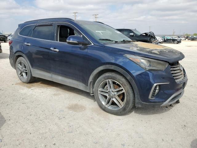 KM8SR4HF4HU241669 - 2017 HYUNDAI SANTA FE SE ULTIMATE BLUE photo 4