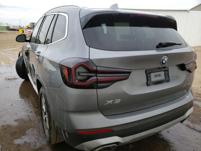 5UX53DP01R9U94645 - 2024 BMW X3 XDRIVE30I GRAY photo 2