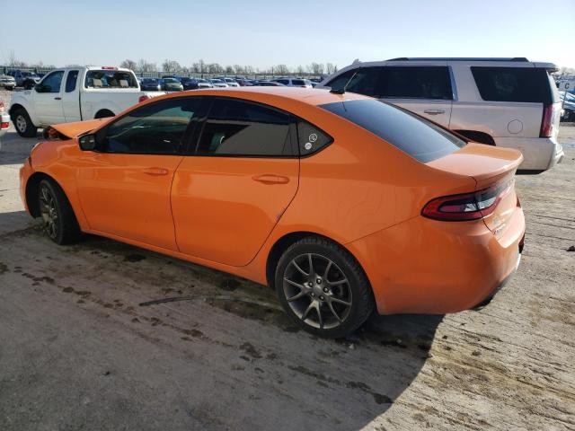 1C3CDFBA6DD344168 - 2013 DODGE DART SXT ORANGE photo 2