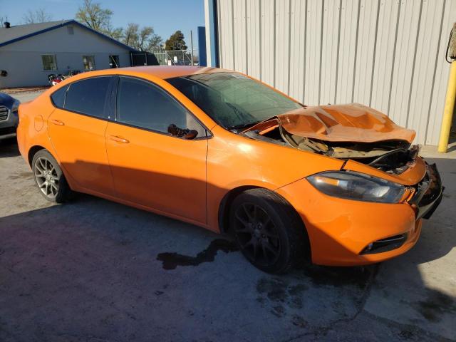 1C3CDFBA6DD344168 - 2013 DODGE DART SXT ORANGE photo 4