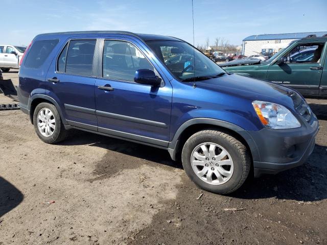 JHLRD78815C000841 - 2005 HONDA CR-V EX BLUE photo 4